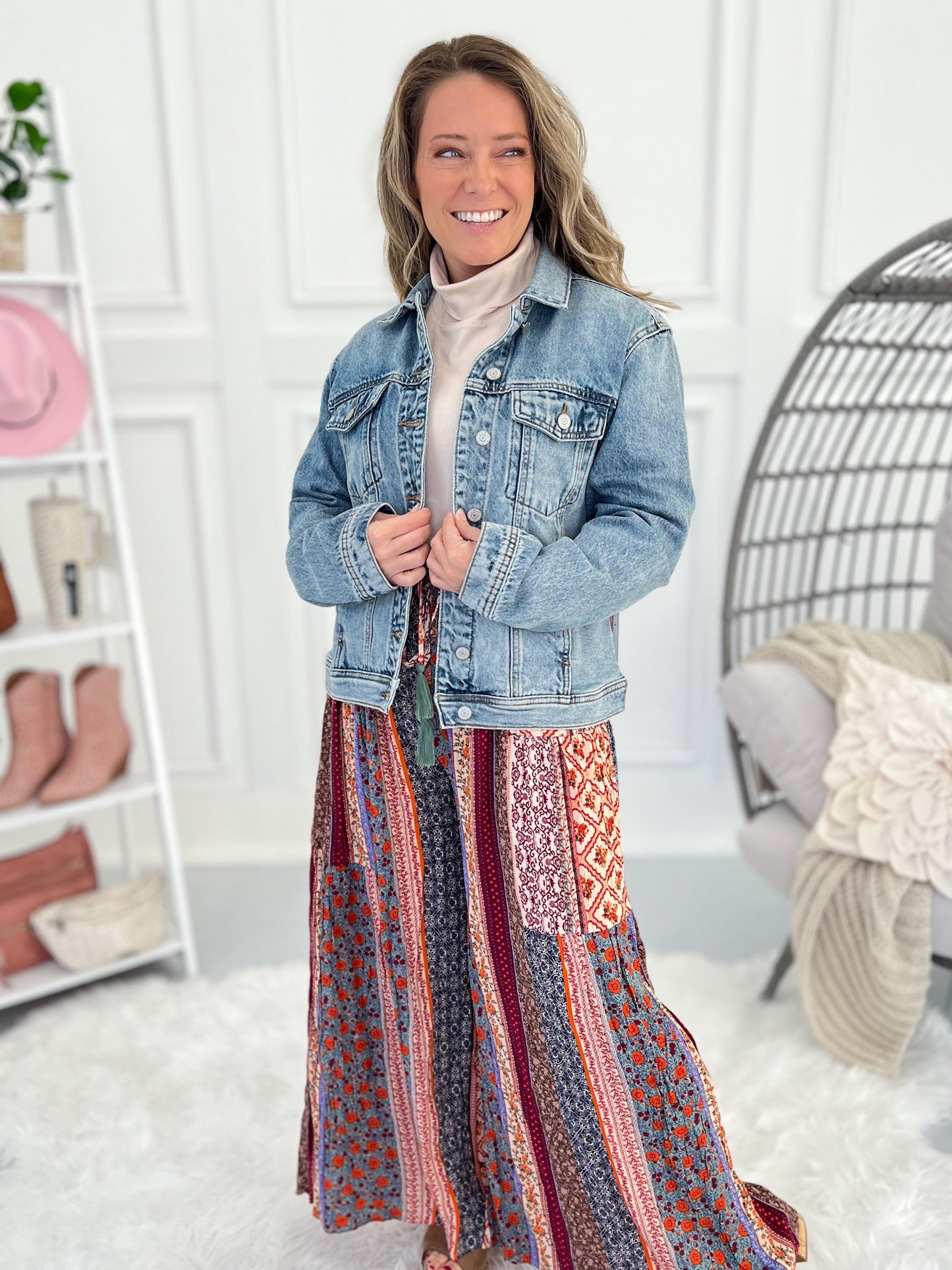 In True Form - Judy Blue Rigid Magic Denim Jacket