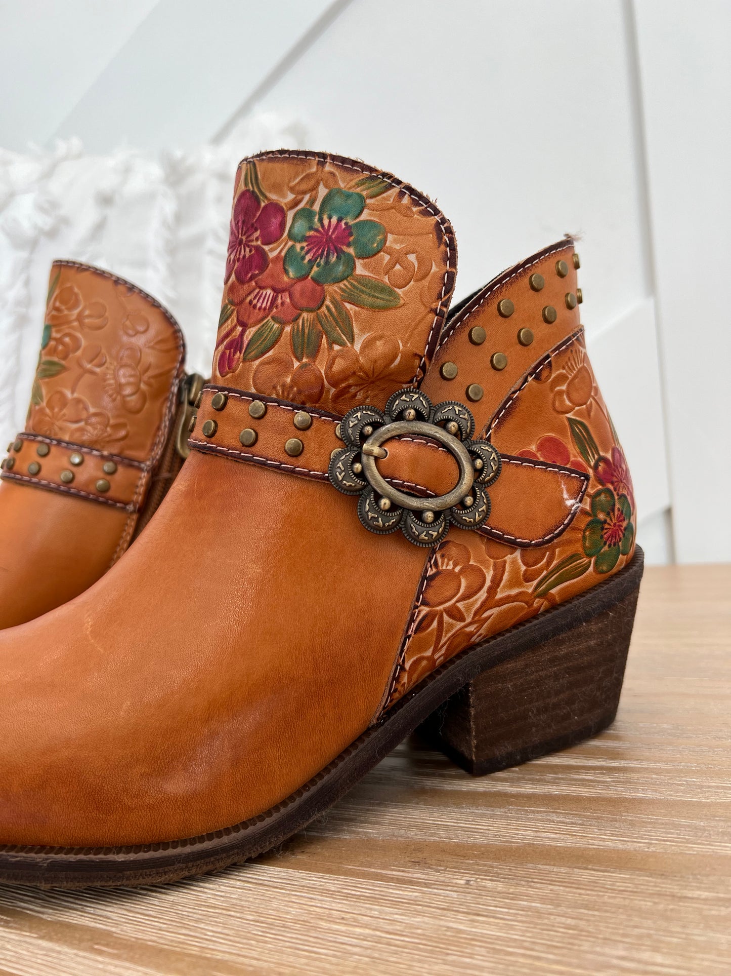 L'ARTISTE Dainty Lady Boot - Camel Multi