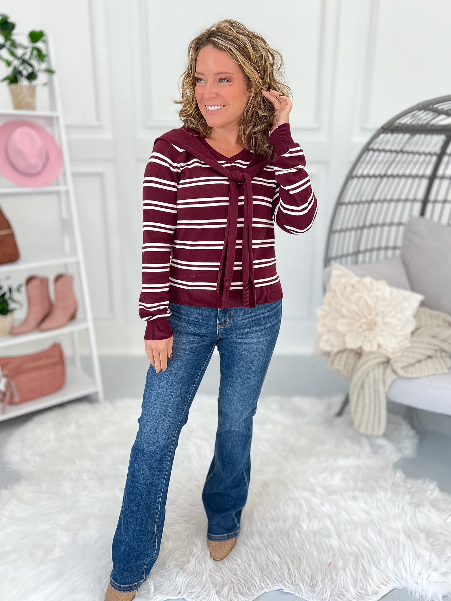 List Goes On Knit Top