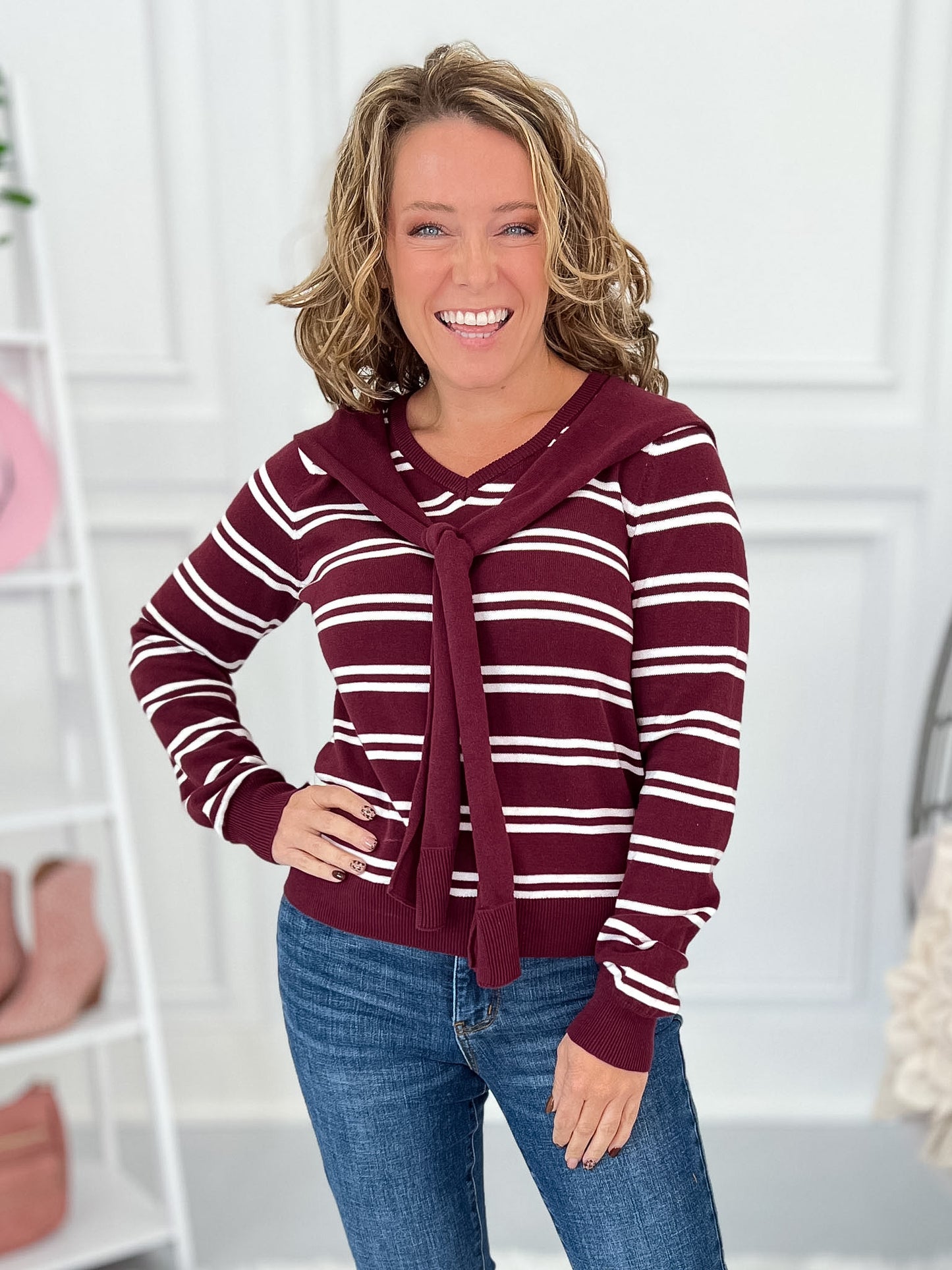 List Goes On Knit Top