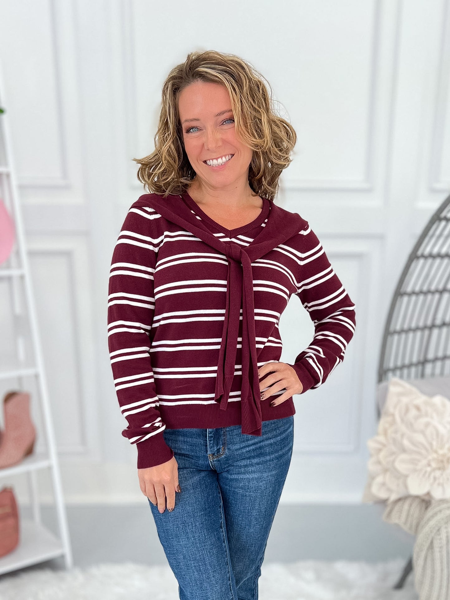 List Goes On Knit Top