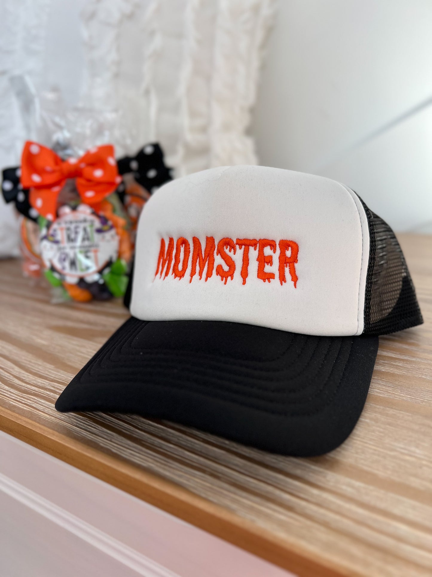 Momster Embroidered Trucker Hat