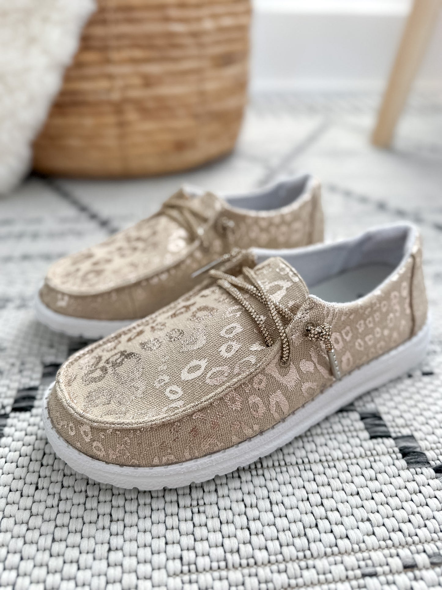 Very G Holly Leopard Sneaker - Natural