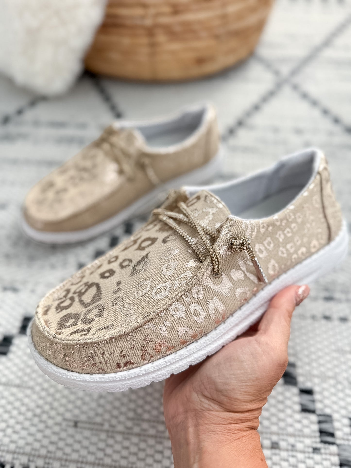Very G Holly Leopard Sneaker - Natural