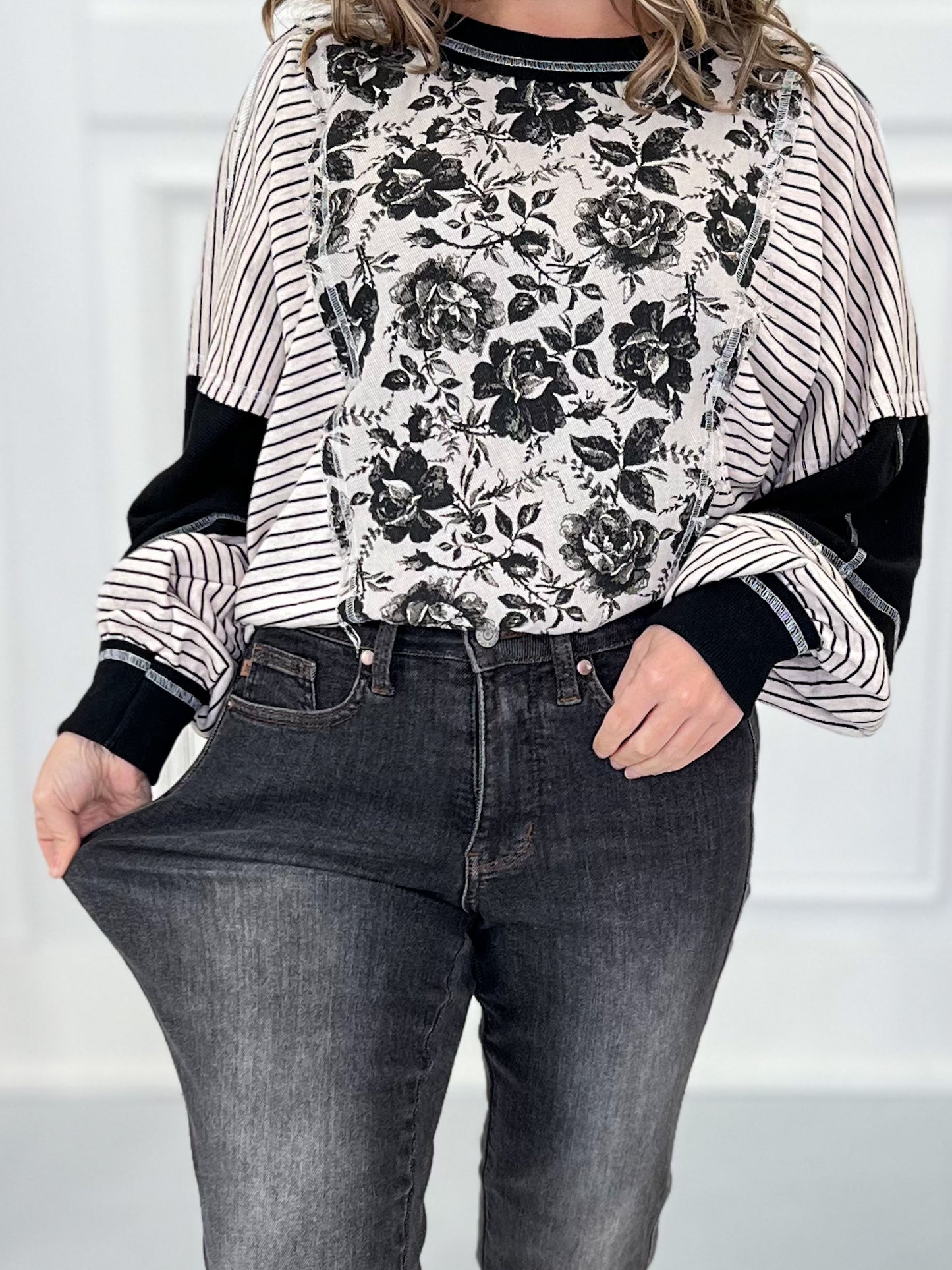 Midnight Memories - Judy Blue Tummy Control Slim Fit Black Jean