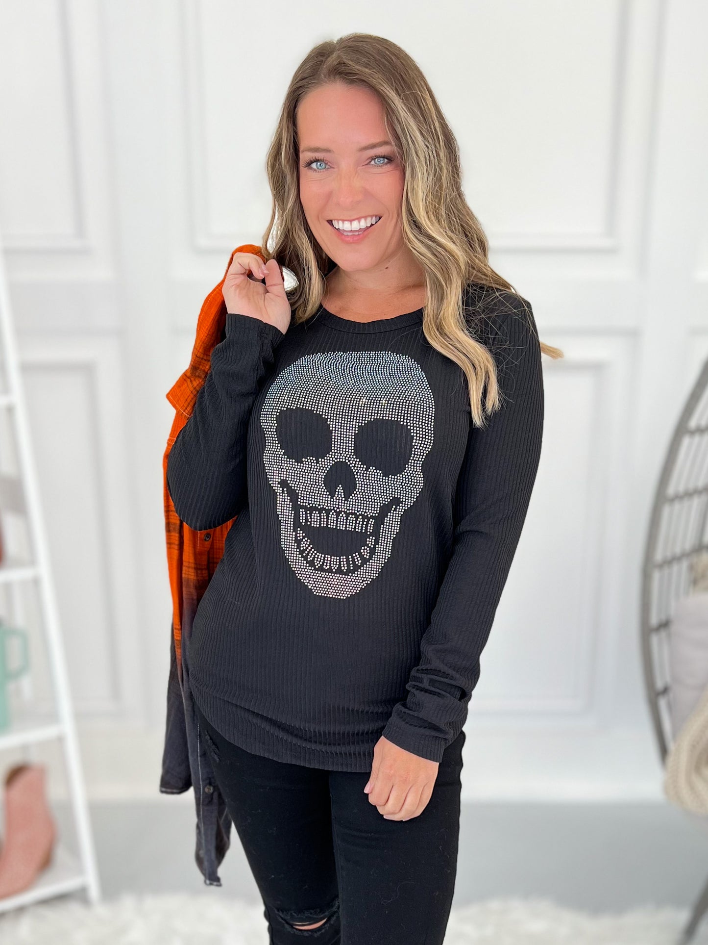 Skulls Galore Top - Final Sale