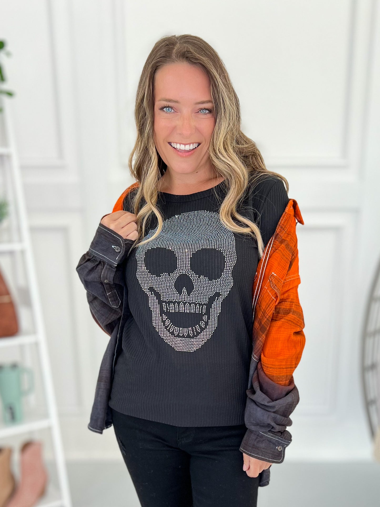 Skulls Galore Top - Final Sale