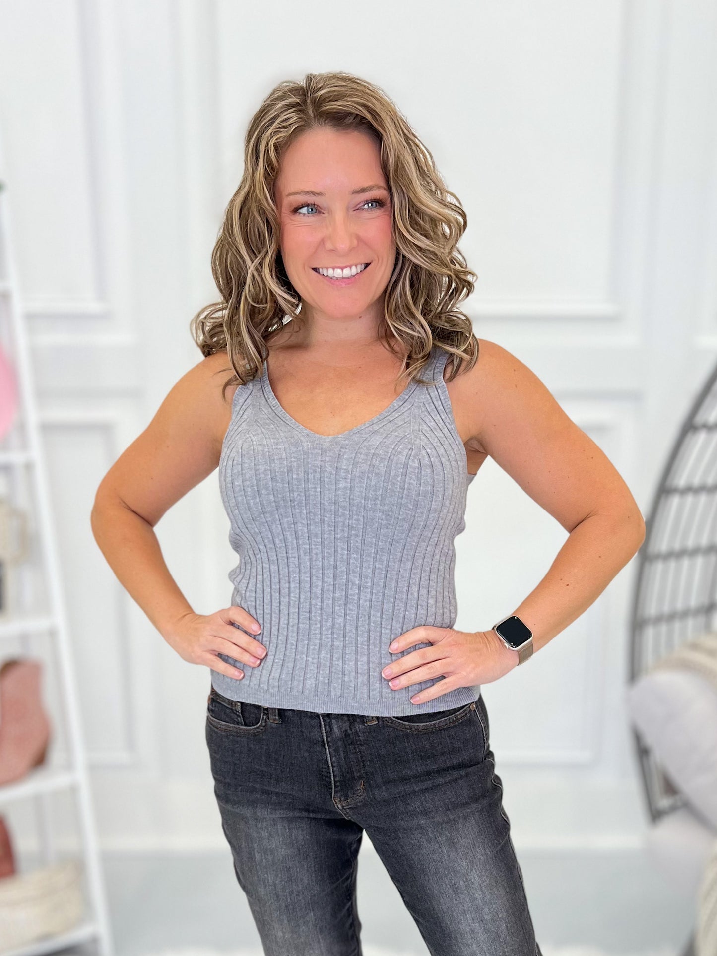 Inspired By You Tank - Grey