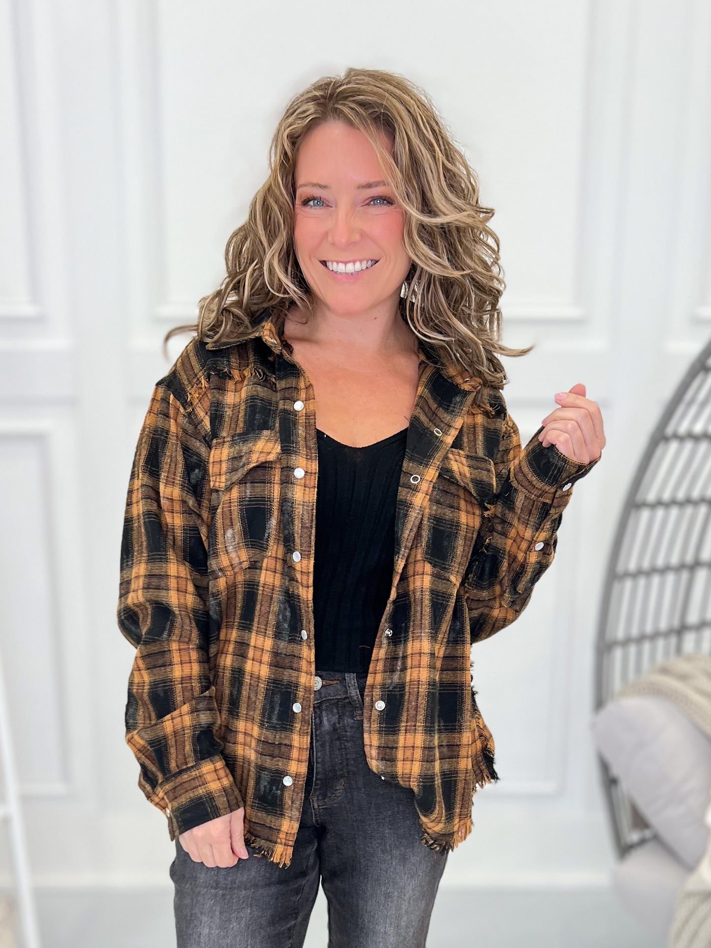 Glad You Came Button Up Top