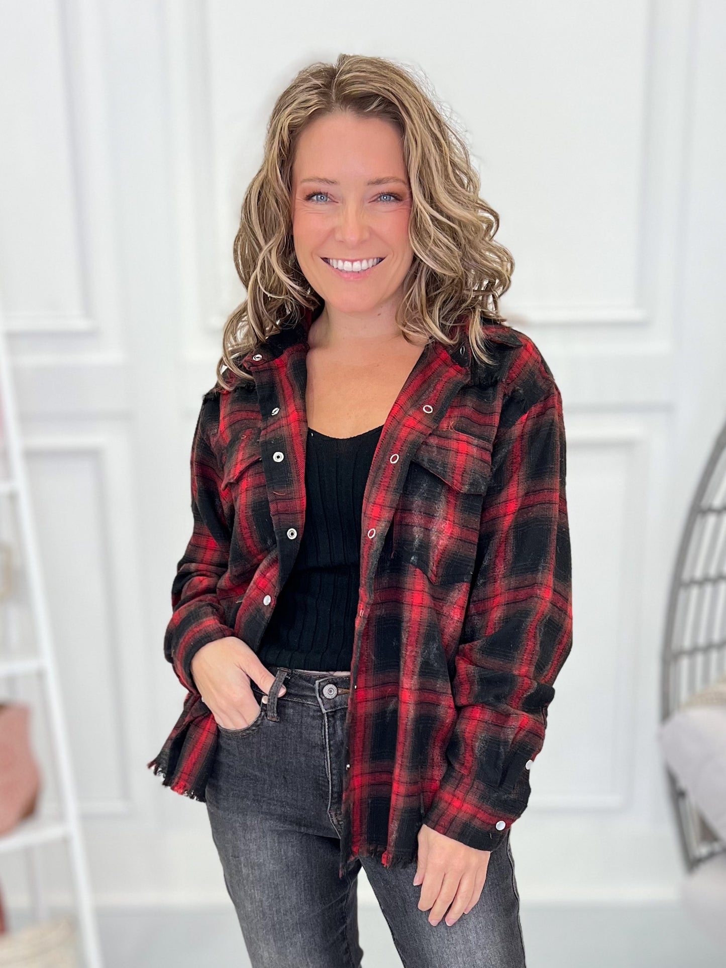 Glad You Came Button Up Top