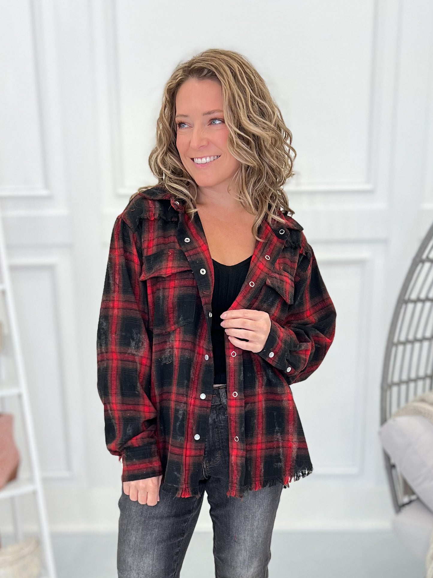 Glad You Came Button Up Top