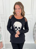 Sparkly Skulls Top