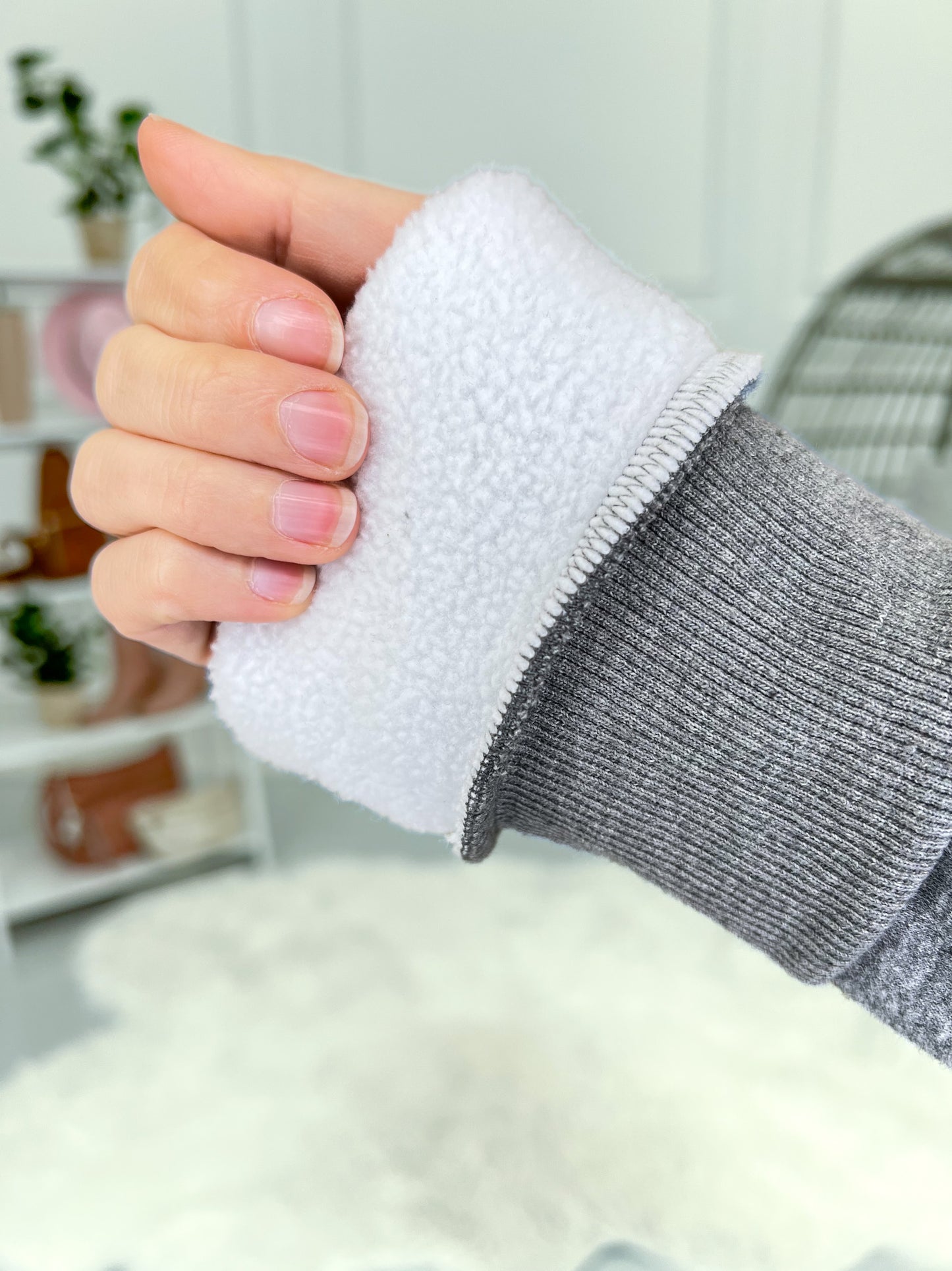 Cozy Craze Zip Up Cowl - Charcoal