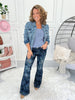 Secret Garden - Lovervet Floral Flare Jean