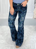 Secret Garden - Lovervet Floral Flare Jean