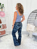 Secret Garden - Lovervet Floral Flare Jean