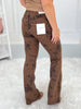 Brown Eyed Girl - Lovervet Brown Floral Bootcut