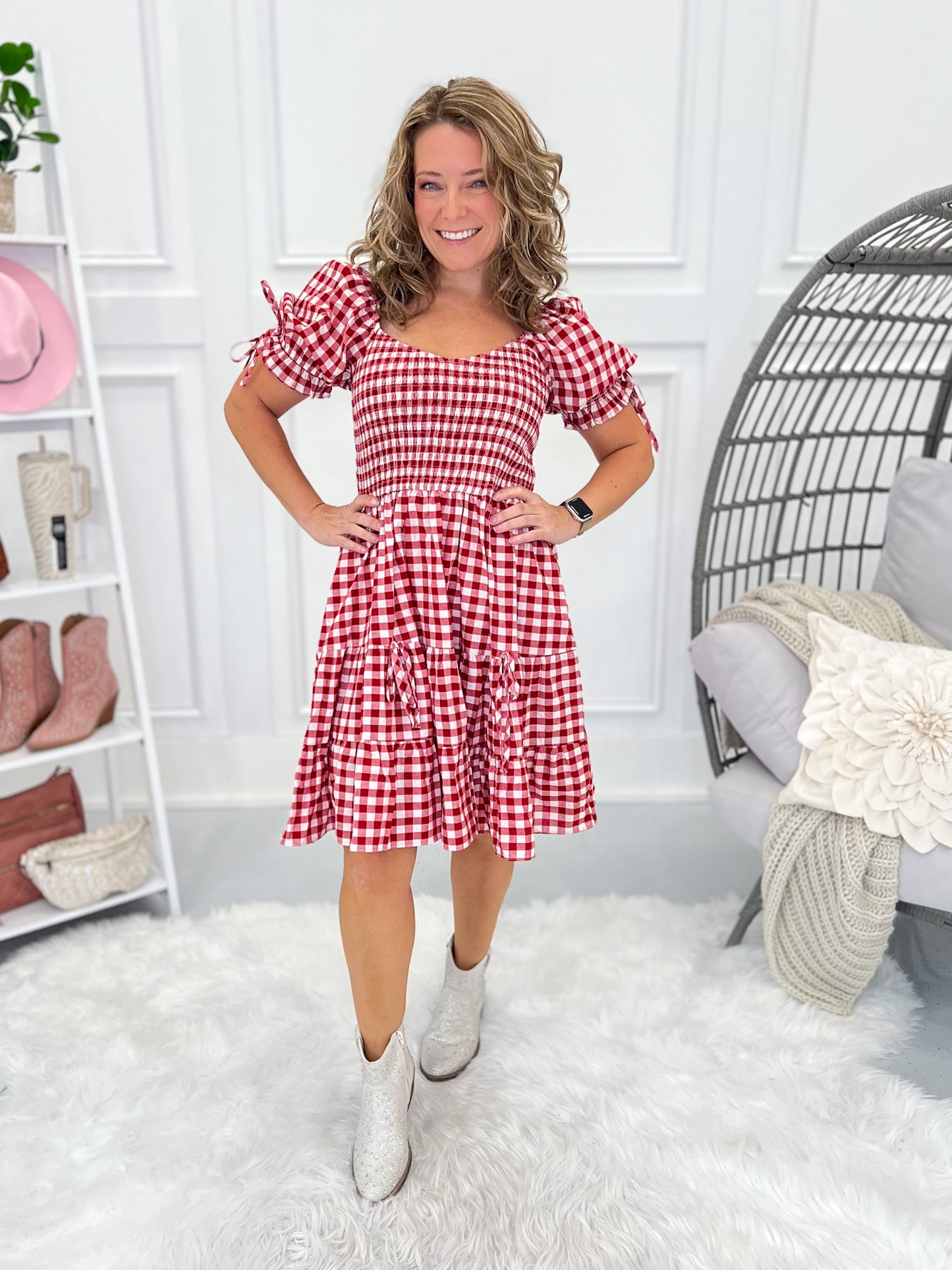 Truth Be Told Dress - Red