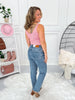 Mercury Rising - Judy Blue Tummy Control Ankle Straight Leg Jean