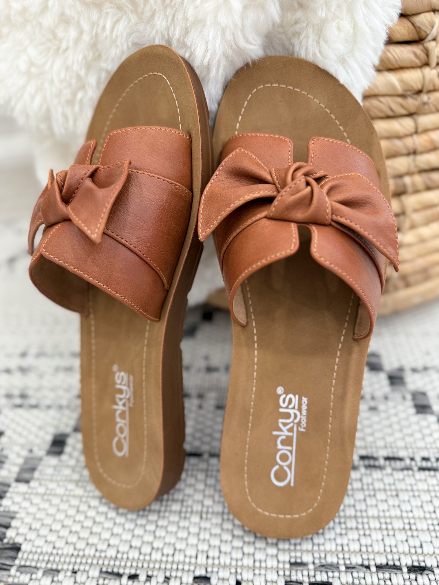 Corky's Rock The Bowt Sandal - Cognac