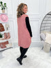 On The Soft Side Sweater Vest - Rose