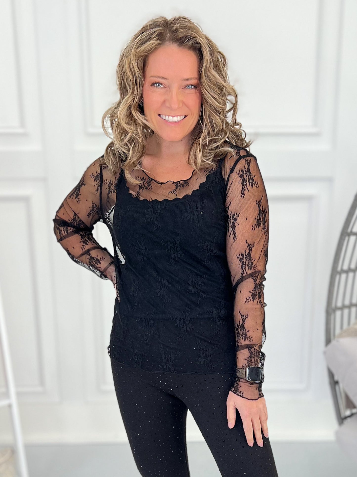 Charming Me Mesh Top