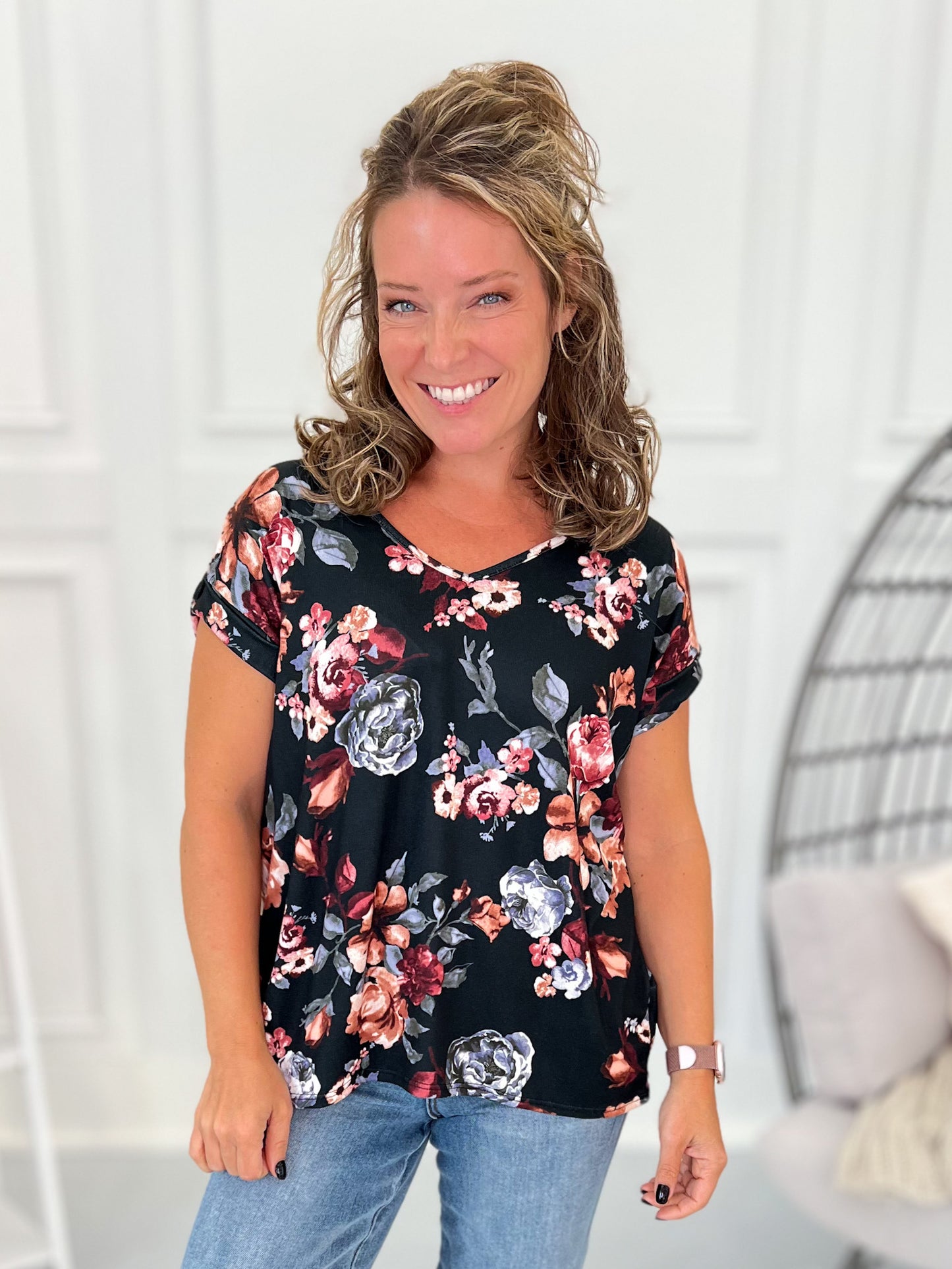 Moonlit Bloom Top