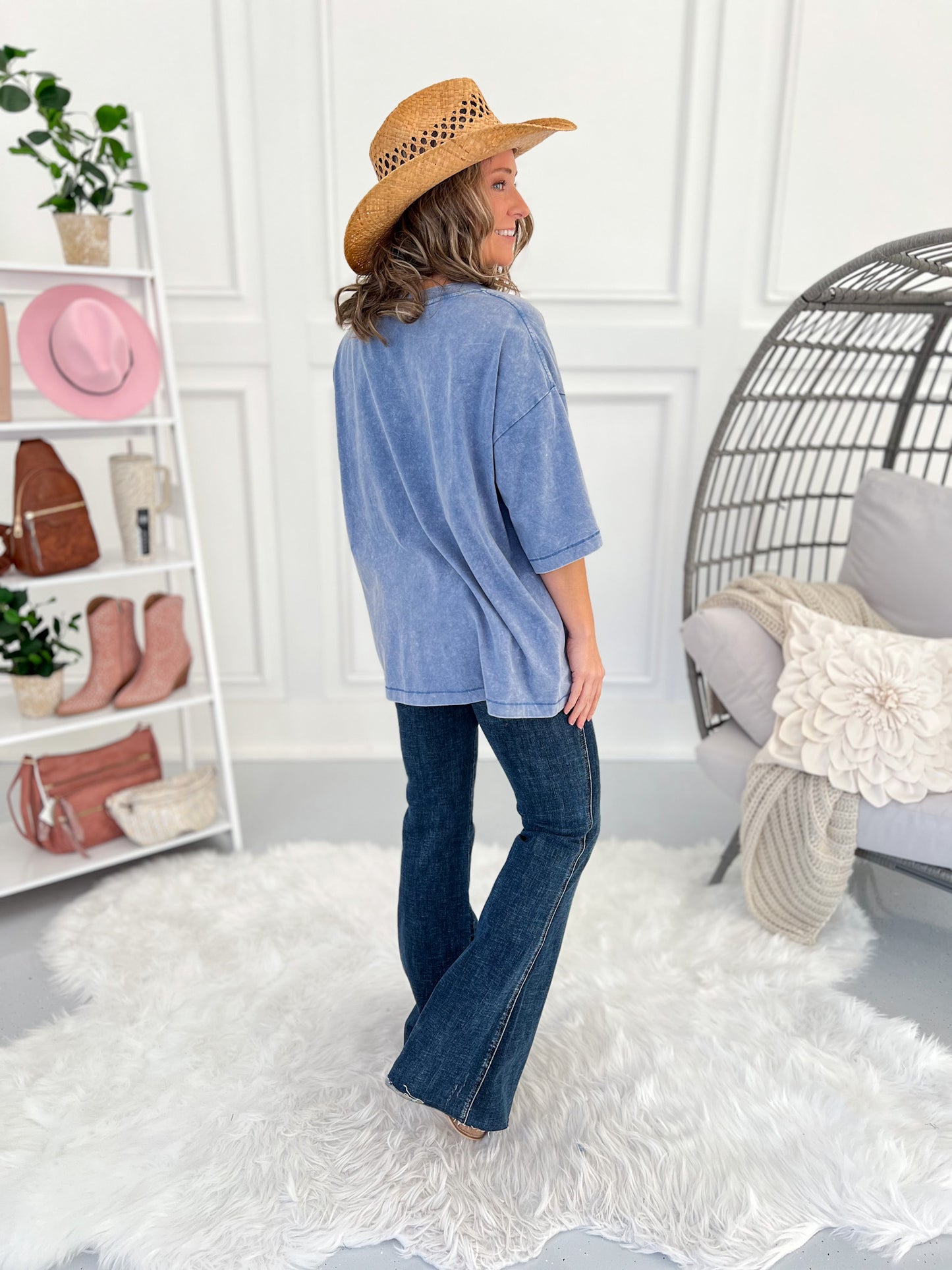 Cowgirl Boot Bar Graphic Tee