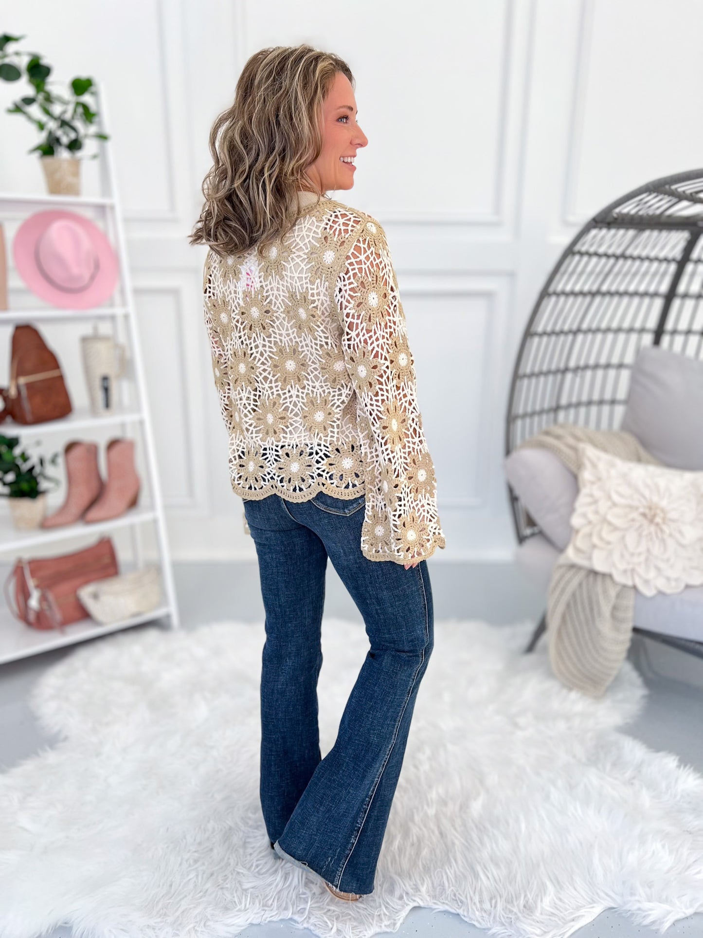 Charming Bloom Crochet Top