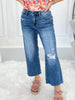 Hot Topic - Judy Blue Cropped Wide Leg Jean