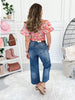 Hot Topic - Judy Blue Cropped Wide Leg Jean