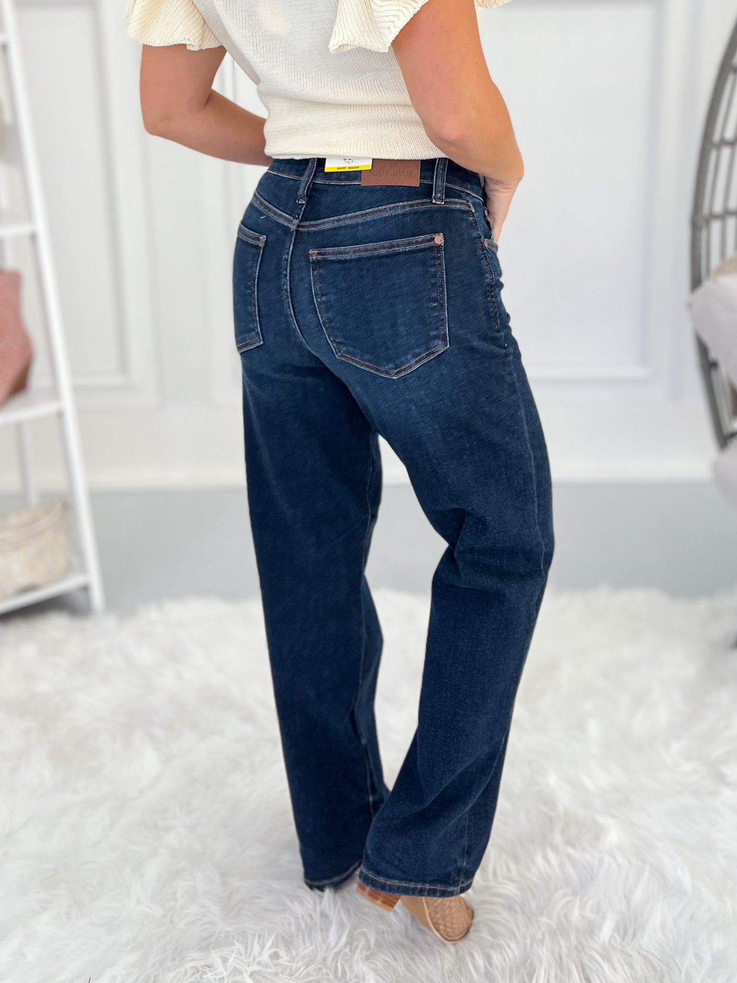 Set The Standard - Judy Blue Non Distressed Straight Leg Jean