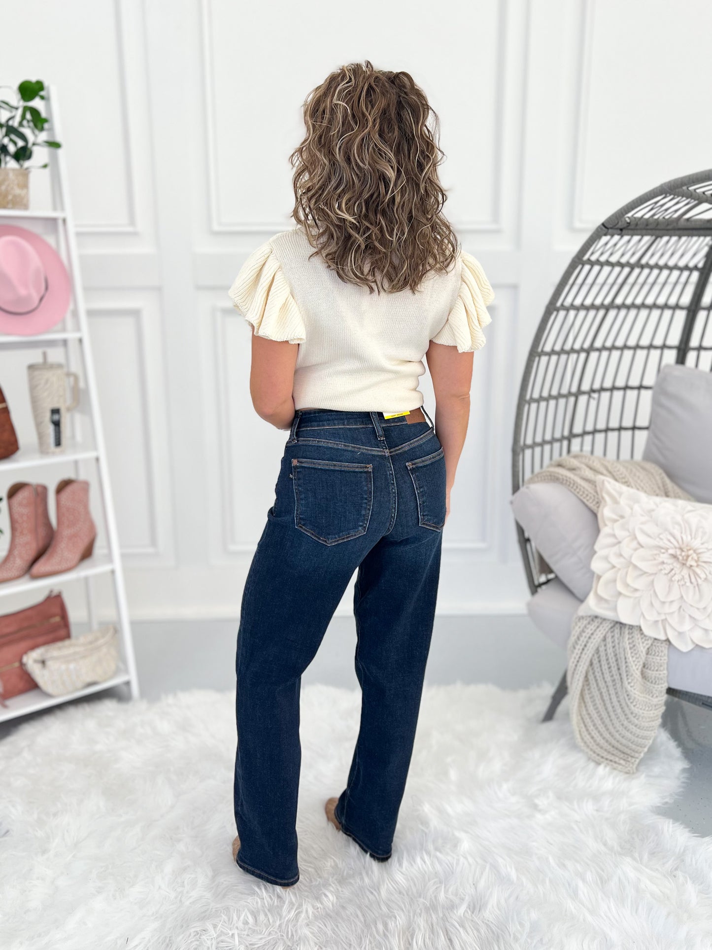 Set The Standard - Judy Blue Non Distressed Straight Leg Jean