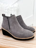 Corky's Tomb Wedge - Grey Suede