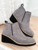 Corky's Tomb Wedge - Grey Suede