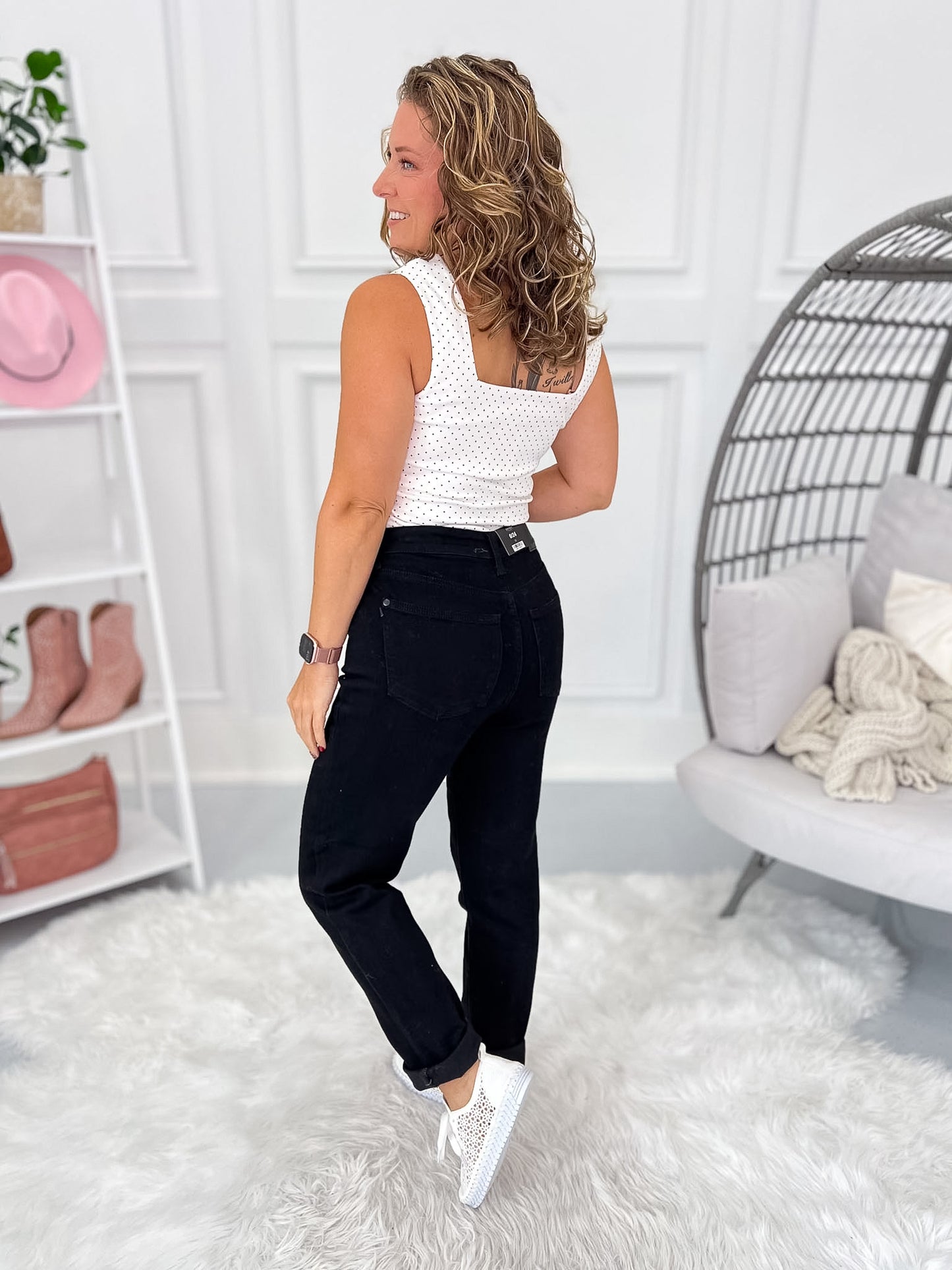 Girl Talk - Judy Blue Black Girlfriend Jean