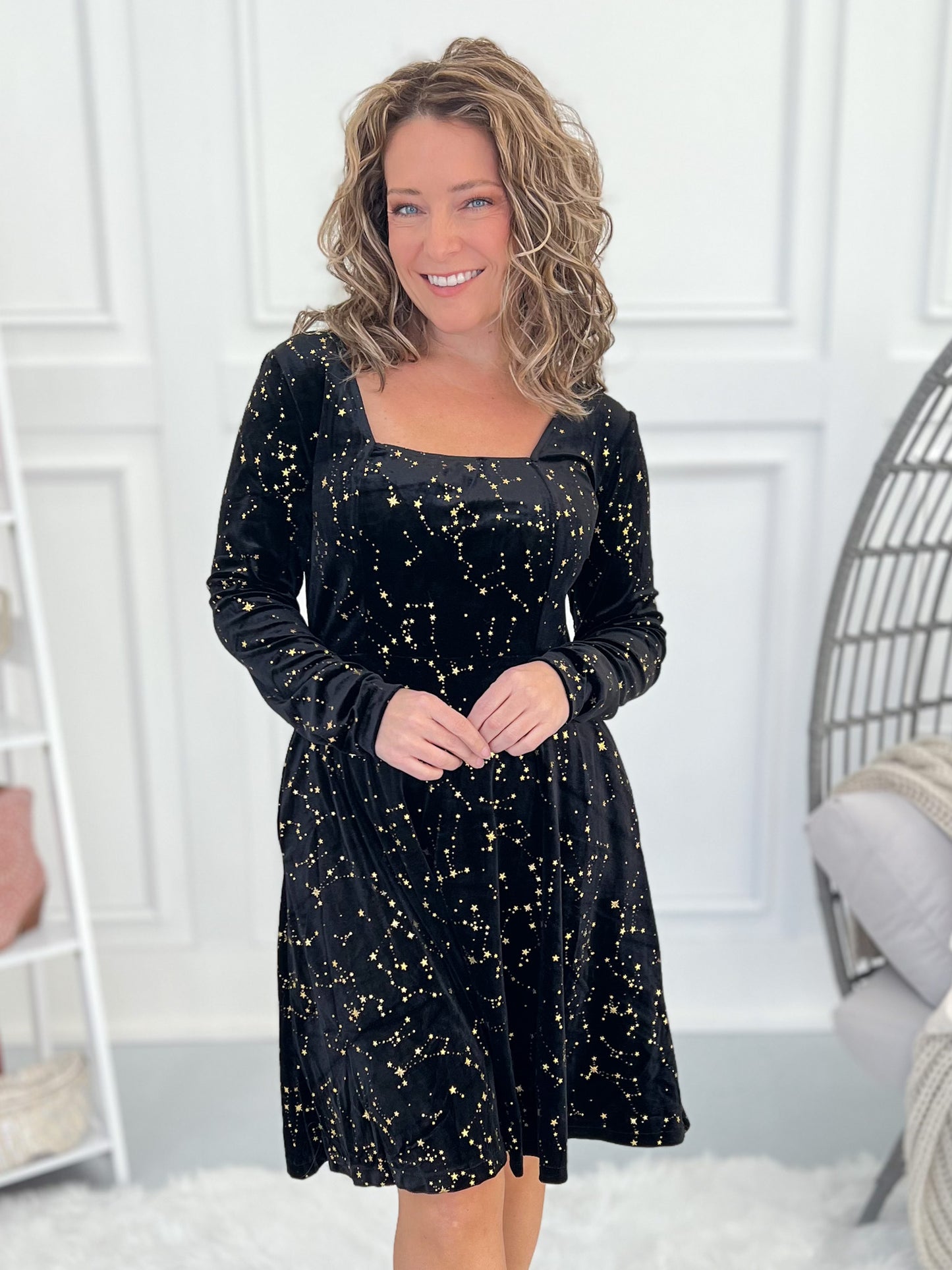 Follow The Stars Dress - Black