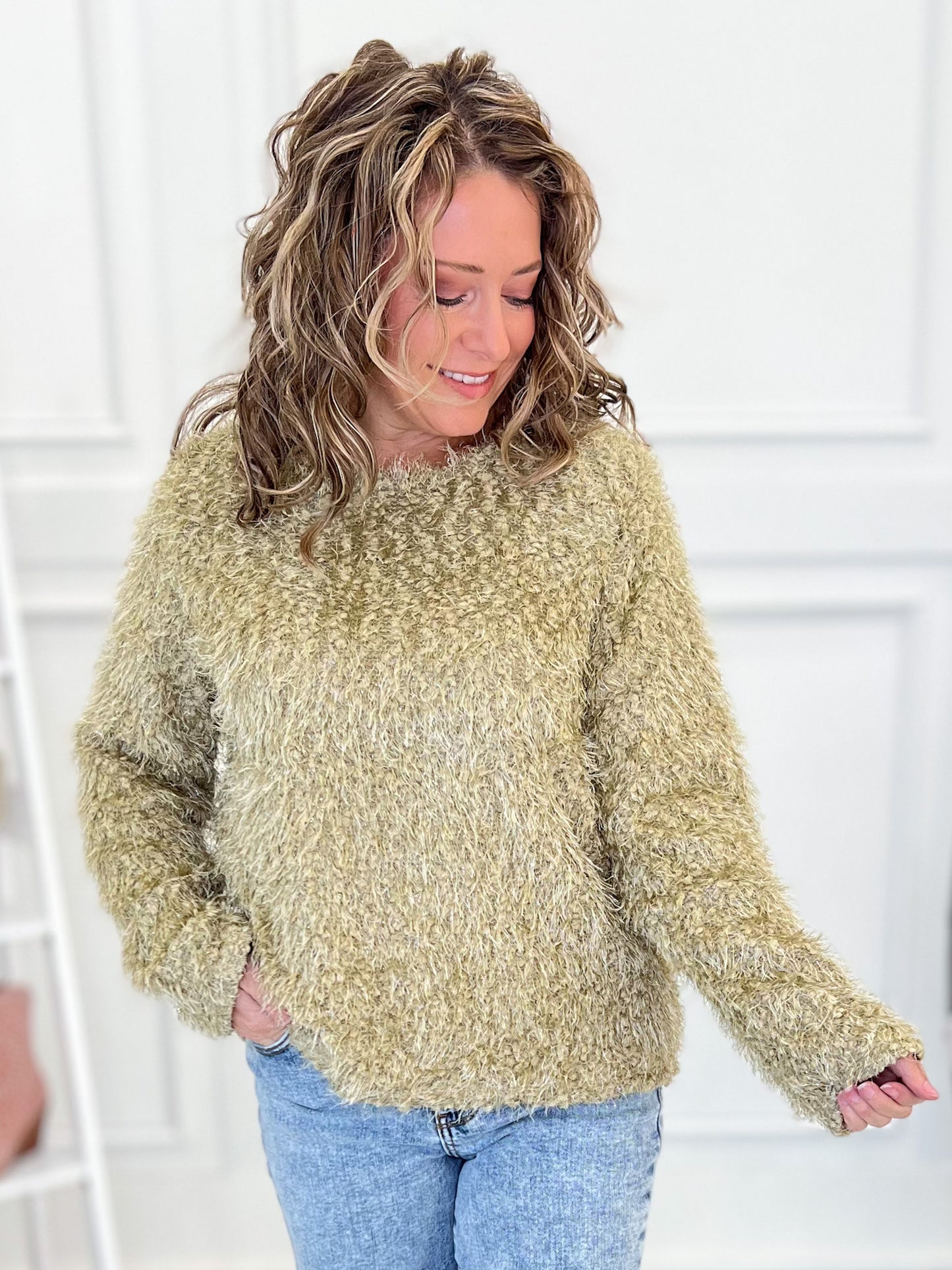 Fuzzy Feels Knit Top