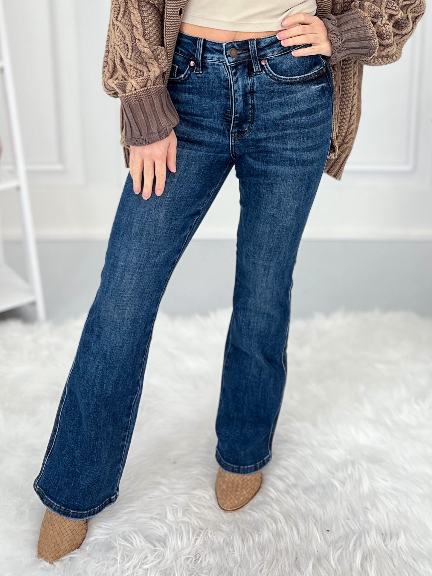 Long Story Short - Judy Blue Multi Inseam Tummy Control Bootcut Jean