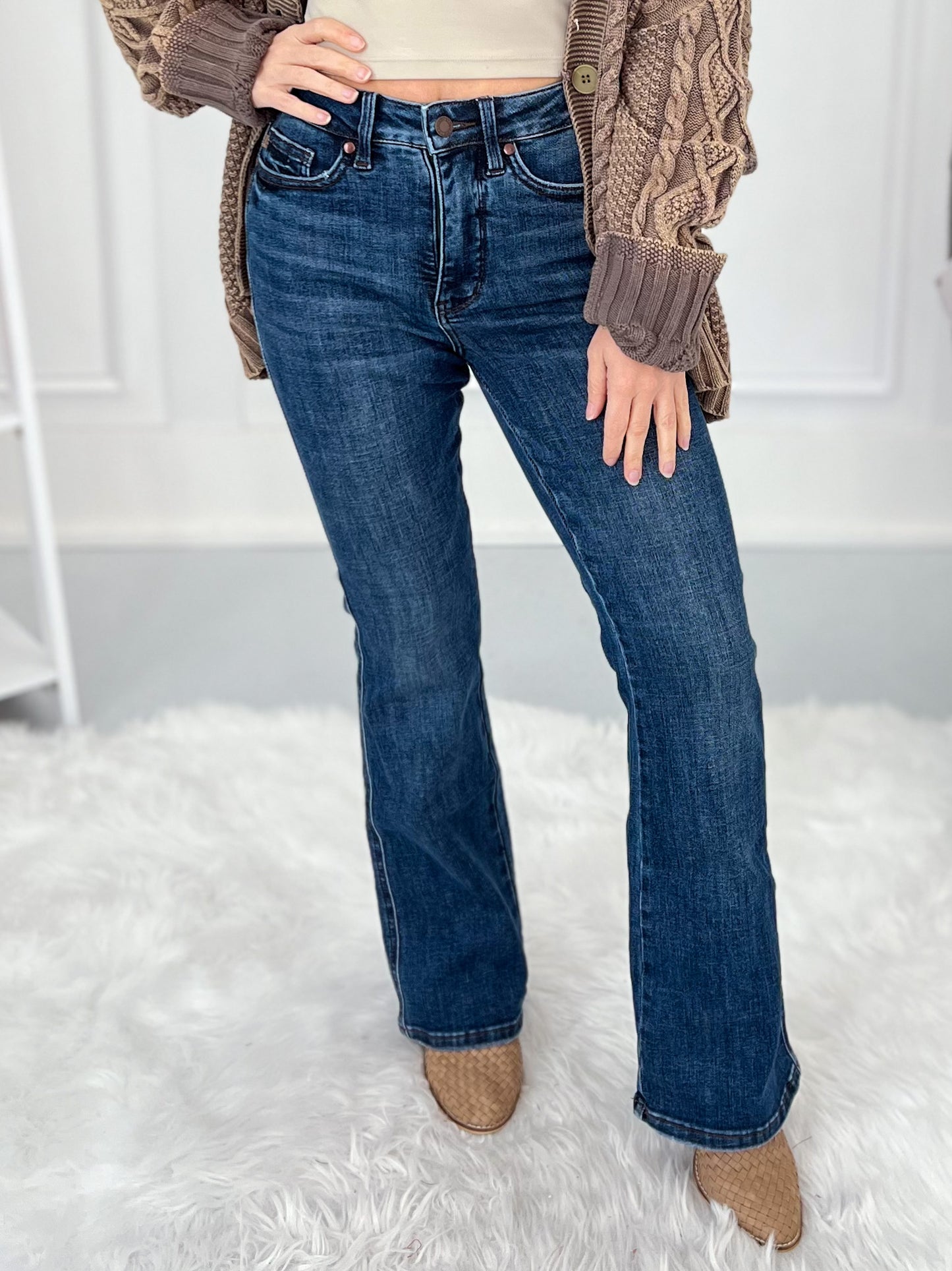 Long Story Short - Judy Blue Multi Inseam Tummy Control Bootcut Jean