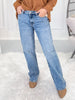 Split Second - Judy Blue Rigid Magic Straight Leg Jean