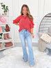 Kickin' It - Judy Blue Tummy Control Side Slit Slim Bootcut Jeans