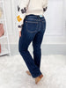 Go Shorty - Judy Blue PETITE Dark Bootcut Jean