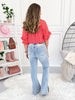 Kickin' It - Judy Blue Tummy Control Side Slit Slim Bootcut Jeans