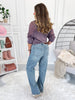 Knee Deep - Judy Blue Patched Straight Leg Jean