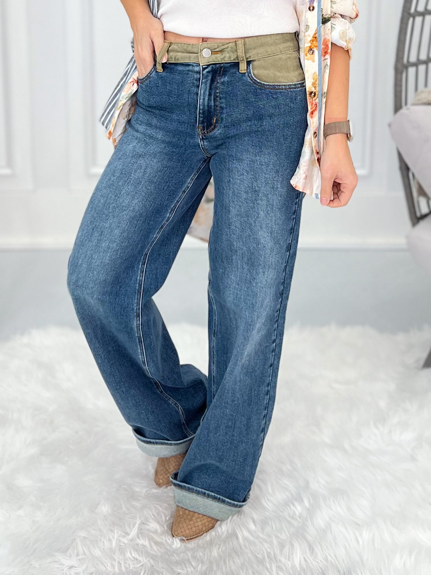 My Own Way - Judy Blue Column Straight Leg Jean