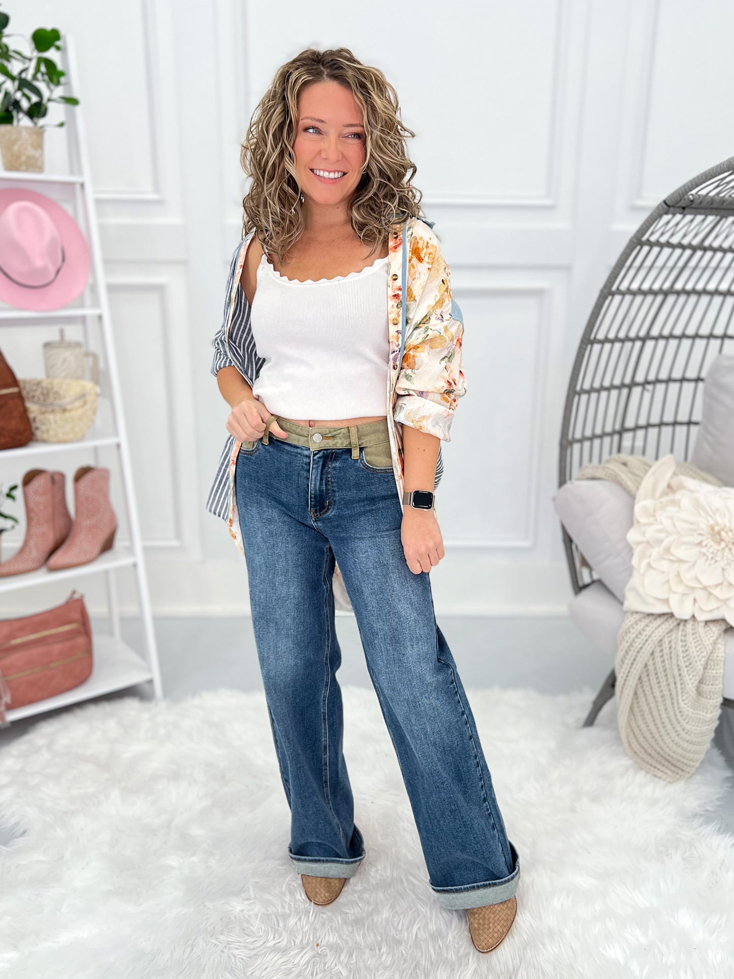 My Own Way - Judy Blue Column Straight Leg Jean