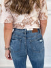 Curve Appeal - Judy Blue Tummy Control Side Slit Slim Bootcut Jeans