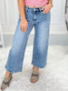 Center Of Attention - Judy Blue Vintage Wide Leg Cropped Jean