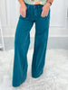 Teal Appeal - Judy Blue Wide Leg Utility Jean